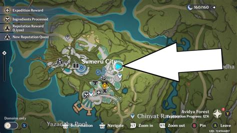 Sumeru Map and Unlock Guide 